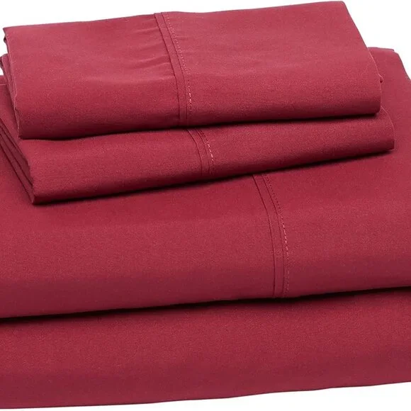 Lightweight Super Soft Easy Care Microfiber 4-Piece Bed Sheet Set/ALL Sizes - Picture 9 of 16